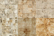 A4 Antique Text Digital Paper, a Texture Illustration by DreamPrint404 (Thumbnail 5 of 5)
