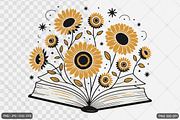Sunflower SVG PNG Design Bundle, an Illustration by Actual Pixel (Thumbnail 29 of 30)
