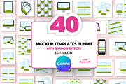 Canva Mockup Templates Bundle, a Books & Magazine Mockup by Your DigiProds (Thumbnail 1 of 5)