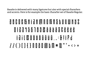 Basalte Fonts Family - 30% OFF!!, a Font by Francis Chouquet (Thumbnail 5 of 9)