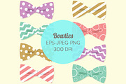 Bow Ties Vectors & Clipart, a Work Illustration by Digital Sugar (Thumbnail 1 of 2)