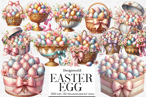 Easter Egg Clipart, an Illustration by Designworld