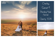 30 Dramatic Sunset Sky Overlays, a Texture Graphic by LovePhotoMoment (Thumbnail 9 of 14)