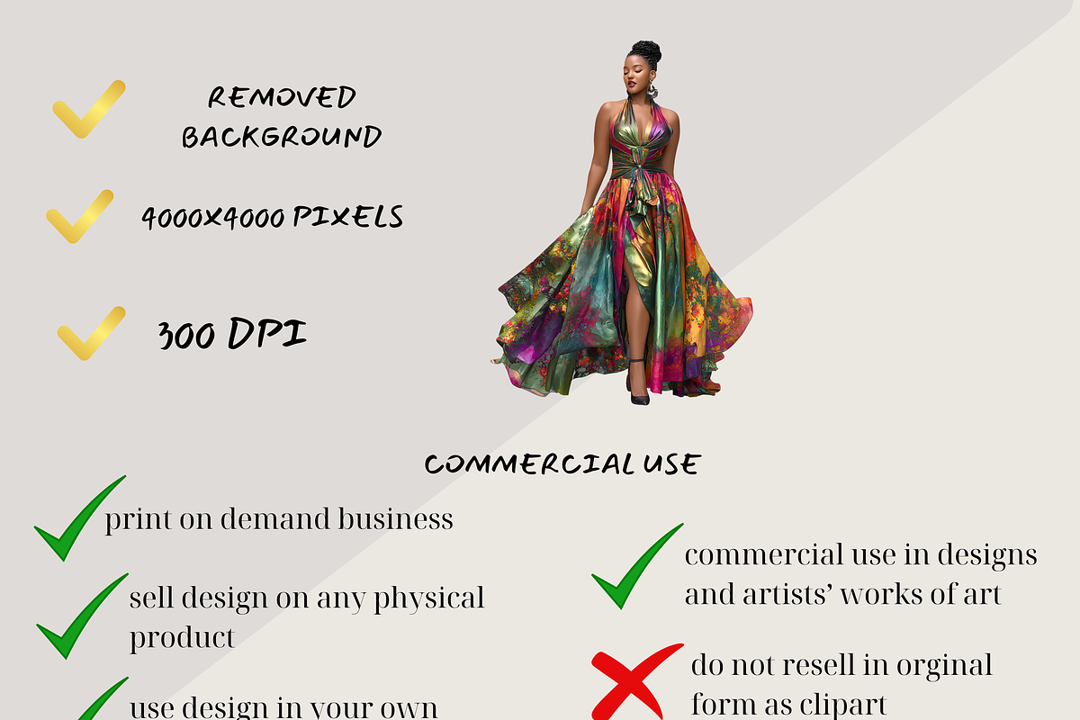 PLUS SIZE DIVAS AFRICAN AMERICAN, a Person Illustration by Daring Digies (Photo 9 of 11)