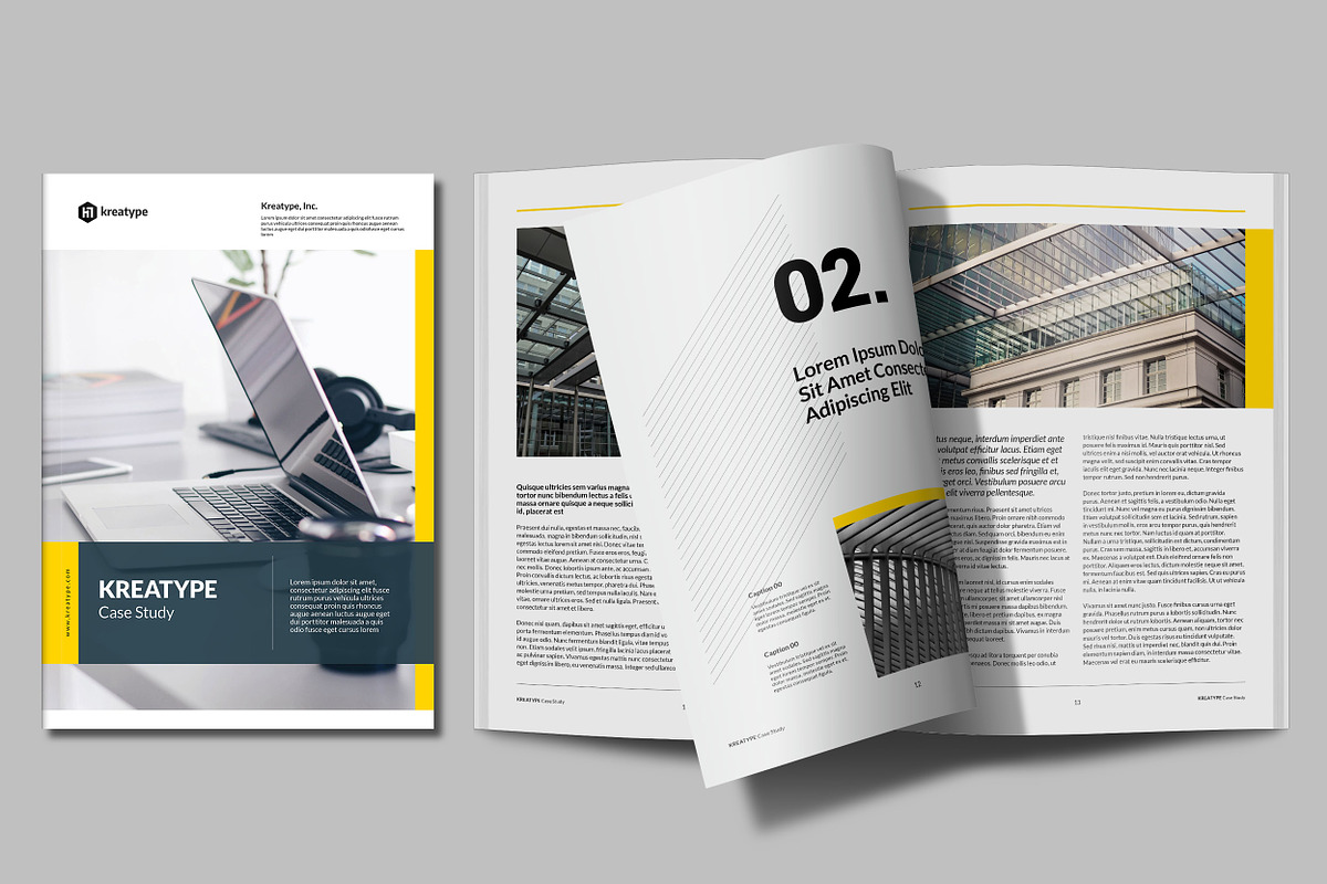 Kreatype Case Study, a Brochure Template by Kreatype Studio (Photo 3 of 12)