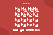 Mondelya - Funny Font, a Sans Serif Font by Iqsiart Studio (Thumbnail 7 of 7)