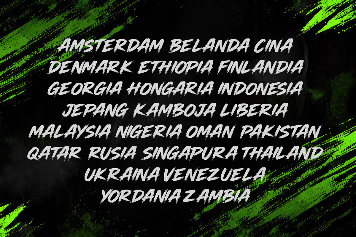 Komper Urban Street Font, a Handwritten Font by RantautypeStudio (Photo 10 of 15)
