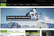 JSN Megazine-Great Magazine Template, a Websites & App Template by JoomlaShine (Thumbnail 2 of 4)