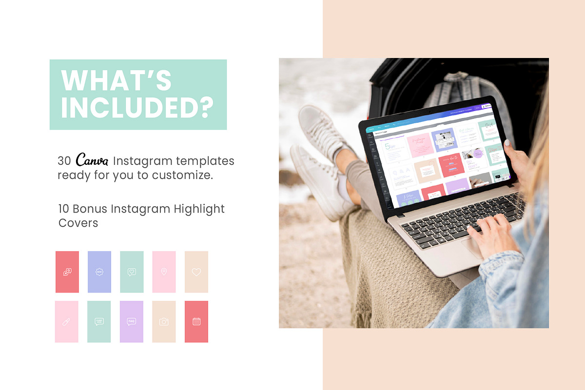 Skincare Instagram Templates, a Social Media Template by Galaxybomb (Photo 3 of 5)