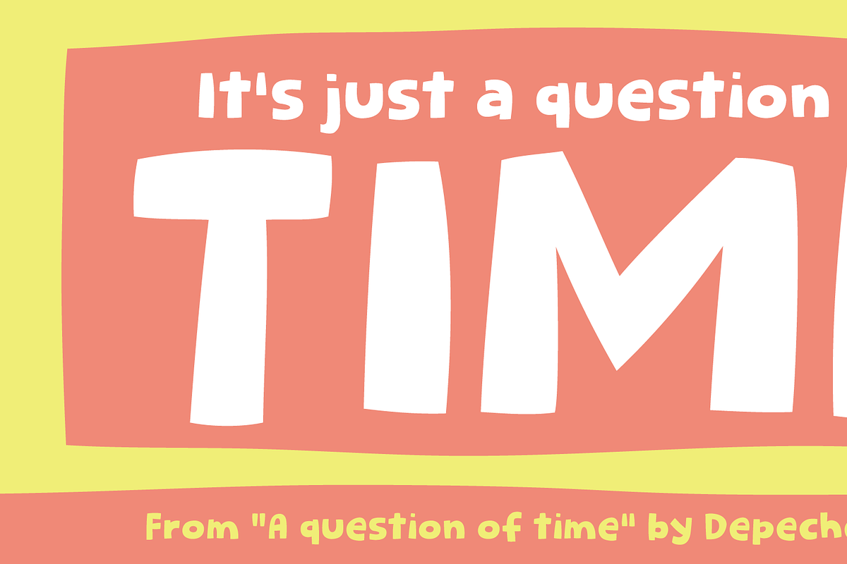 Sing A Song!, a Font by pizzadudedotdk (Photo 3 of 10)