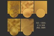 Gold foil textures, a Texture Graphic by Paper Farms (Thumbnail 3 of 3)