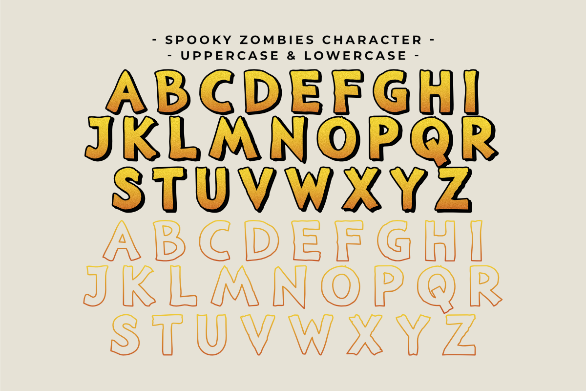 Spooky Zombies - Halloween Display, a Sans Serif Font by Pian45 Studio (Photo 2 of 8)