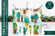 Watercolor cactus 20oz Tumbler, an Object Graphic by AnastasiaWatercolor (Thumbnail 1 of 3)