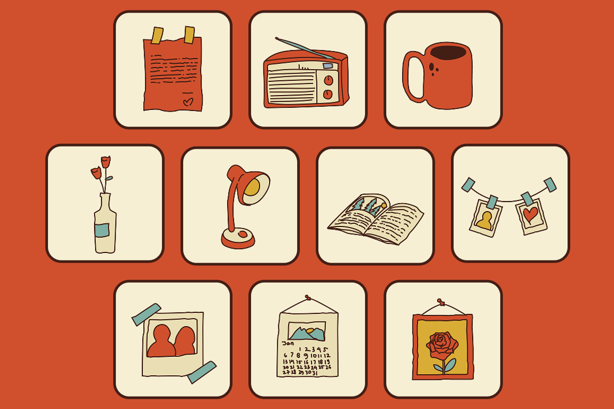 Desk Decoration Illustration, an Object Illustration by Loin Studio