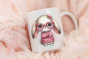 Grumpy Valentine animal clipart bund, an Illustration by RobertsArt (Thumbnail 4 of 7)
