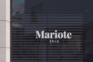 Realistic Storefront  Logo Mockup, a Branding & Logo Template by Art-Jek.std