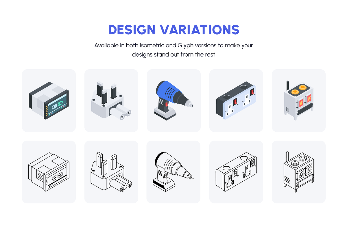 Devices Isometric Icons, a Duotone Icon by Vectors Market (Photo 5 of 16)