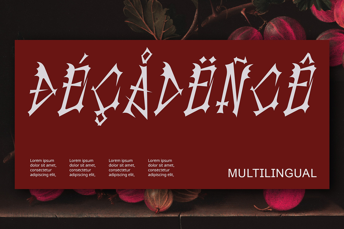 CS Another – Gothic Font, a Sans Serif Font by Craft Supply Co. (Photo 6 of 8)