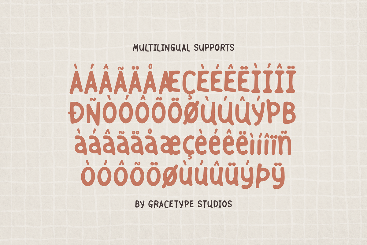 Ahoila | Hand Drawn Display Font, a Handwritten Font by gracetype_studio (Photo 11 of 12)