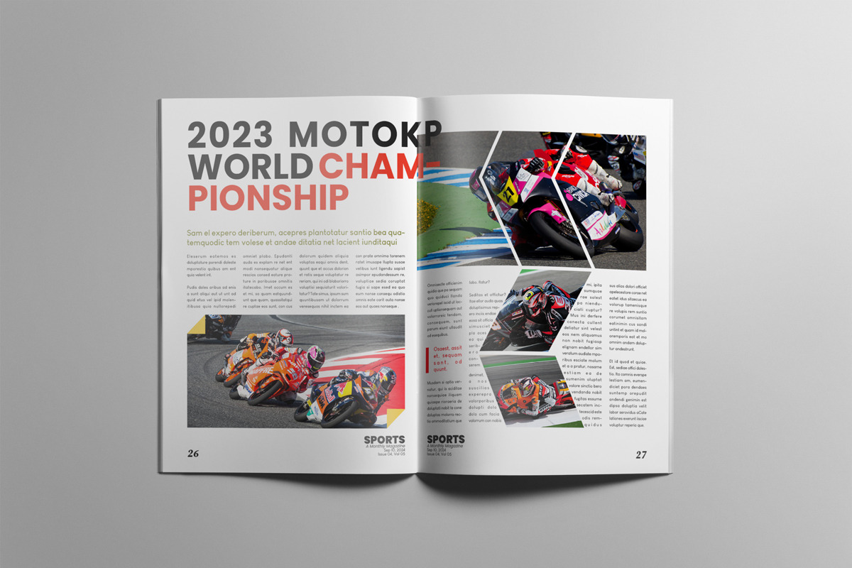 The Best Sports Magazine, a Magazine Template by Swayang (Photo 15 of 23)