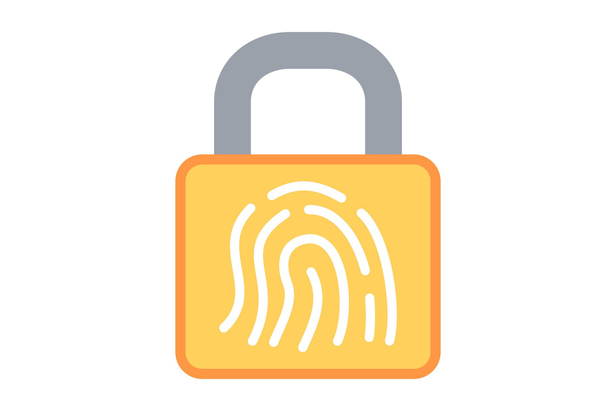 Smart Lock Flat Icon, a Duotone Icon by Pexelpy (Photo 1 of 2)