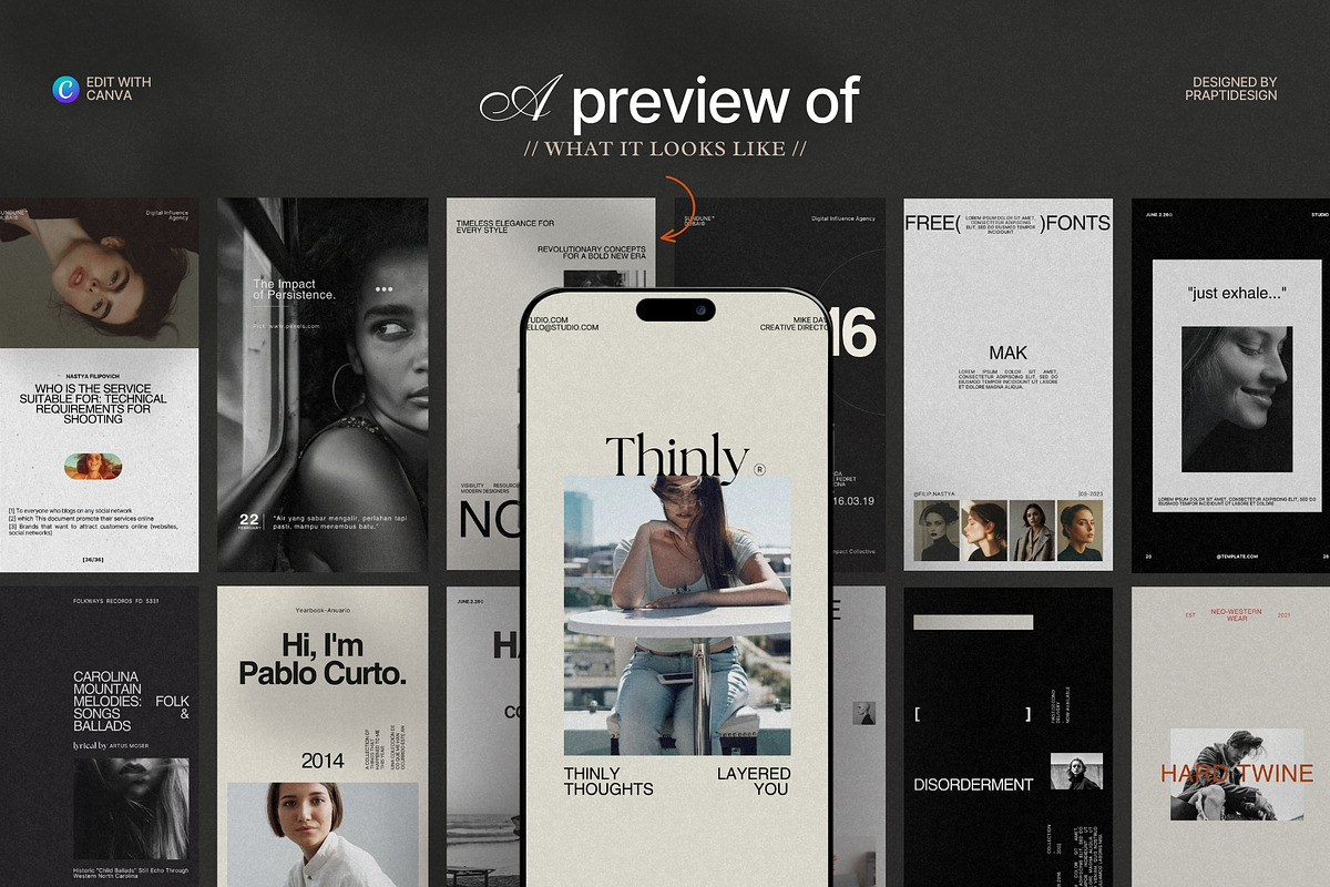 Social Media Kit Bundle | Canva, a Social Media Template by Prapti Design (Photo 3 of 9)
