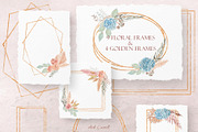Blue Hydrangea & Blush Rose Wedding, a Decorative Illustration by Catch the Dream Art (Thumbnail 5 of 14)