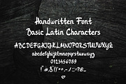 Tropical Forest-Handwritten font, a Script Font by TinyWanderersArt (Thumbnail 5 of 5)