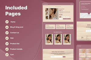 Jewellery Store Web UI Design