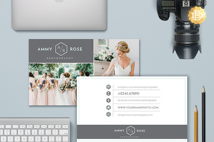 Business Card Template BC002, a Business Card Template by Bellenity Design