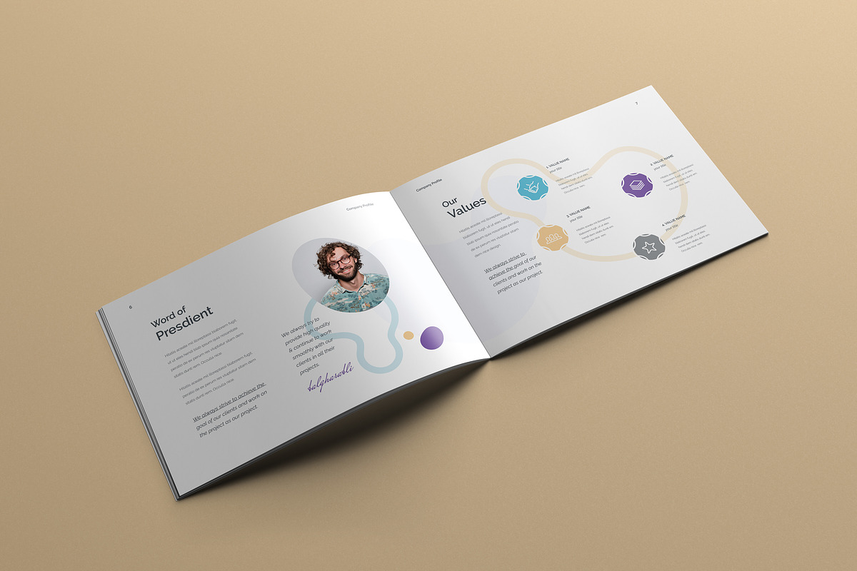 Company Profile Landscape, a Brochure Template by WOWPro (Photo 4 of 9)