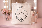 Hand Drawn Women Faces, a Person Illustration by Palau (Thumbnail 6 of 8)