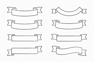 Ribbons, a Graphic by PixMarket