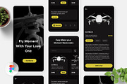 Momento - Store Drone App, an UI Kit Template by Panen Creative (Thumbnail 1 of 3)