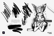 Ink October Procreate Brushes, a Brush Add-On by Spasibenko Art (Thumbnail 3 of 4)