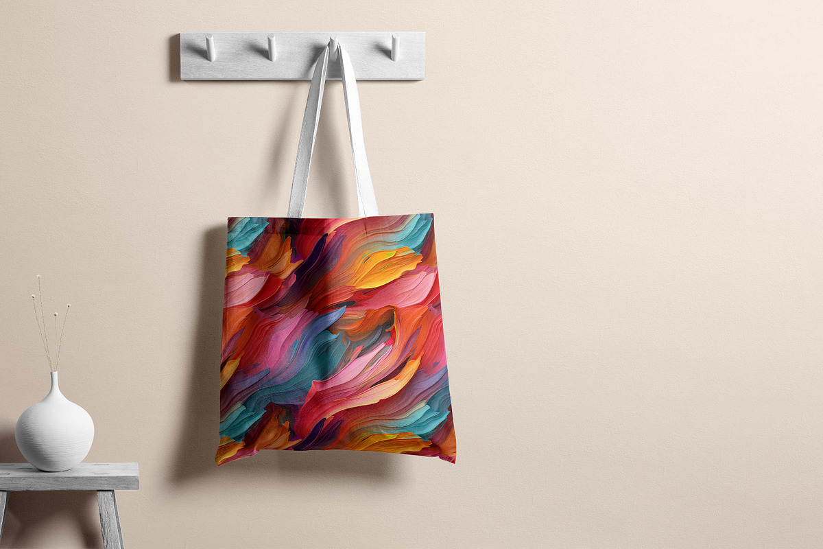 Colorful Oil Paint Strokes Pattern, a Pattern Graphic by Forhadx5 (Photo 13 of 14)