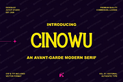 Cinowu - Elegant Serif Typeface, a Serif Font by Astuti Studio (Thumbnail 2 of 25)