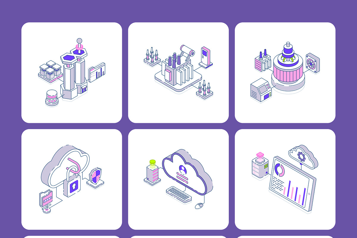 Technology & AI Illustrations Bundle, a Technology Illustration by Vectors Market (Photo 18 of 19)