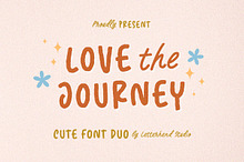 Love The Journey - Cute Font Duo