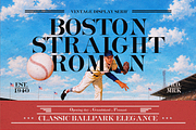 Boston Straight Roman – Display Font, a Serif Font by Lilithcollageart (Thumbnail 4 of 20)
