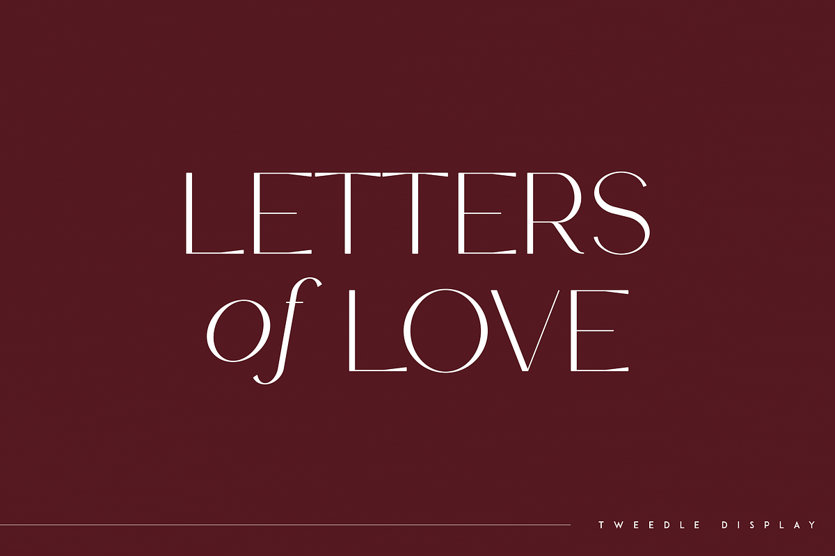 Tweedle - Display Typeface, a Serif Font by Only Fonts (Photo 4 of 10)
