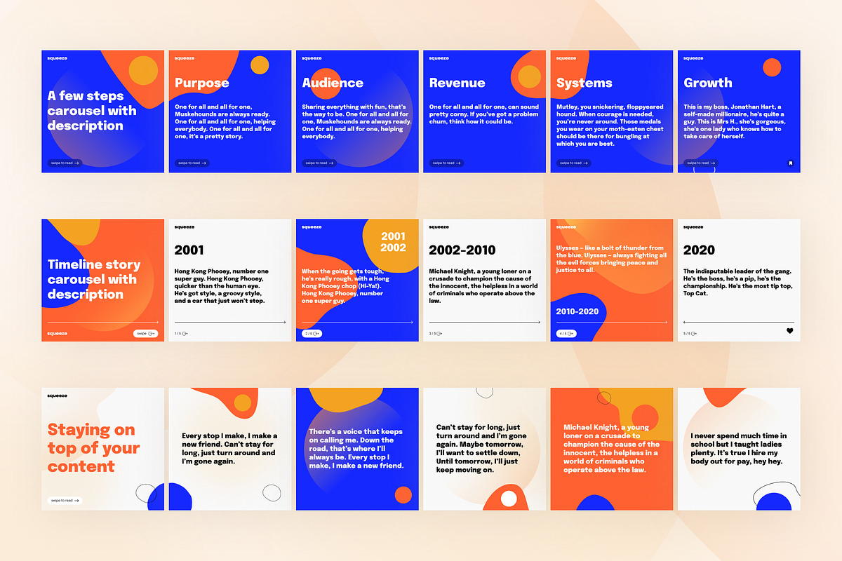 168 Creative Instagram Templates, a Social Media Template by Vladislav Muslakov (Photo 9 of 20)