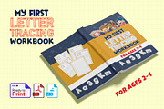 Letter Tracing Workbook for Ages 2-4, a Stationery Template by Graphic Template (Thumbnail 2 of 3)