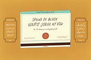 Motel Matchbook, a Sans Serif Font by Like Magic Studio (Thumbnail 7 of 7)