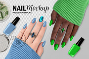 Finger Nail Polish Wrap Mockup, a Product Mockup by HaywireMedia & Mockups (Thumbnail 1 of 2)