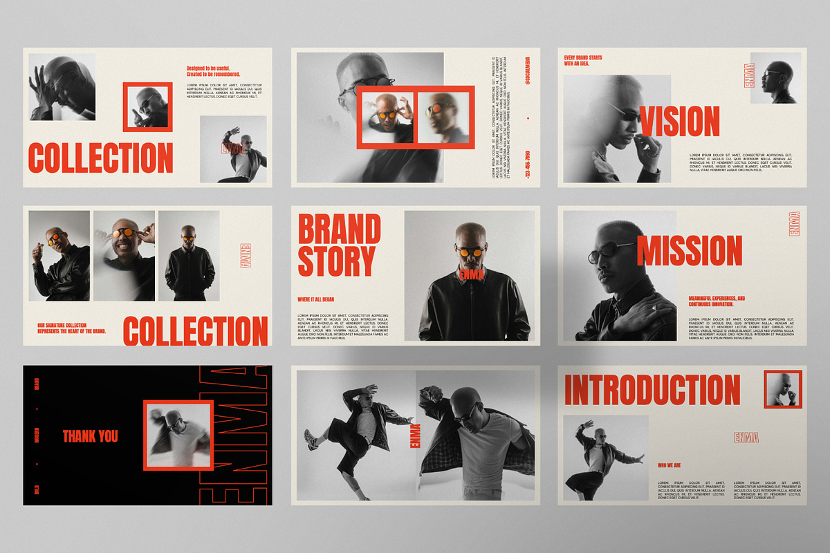 ENMA Bold Modern Google Slide, a Presentation Template by Portocraft (Photo 6 of 7)