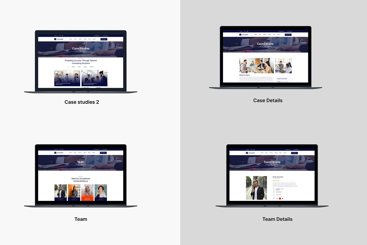 Consultiv - Corporate Figma Design, a Websites & App Template by ZoomDrive (Photo 3 of 6)