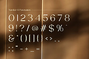 Nocelia - Luxury Sans Serif Font, a Sans Serif Font by Flawless And Co (Thumbnail 8 of 10)