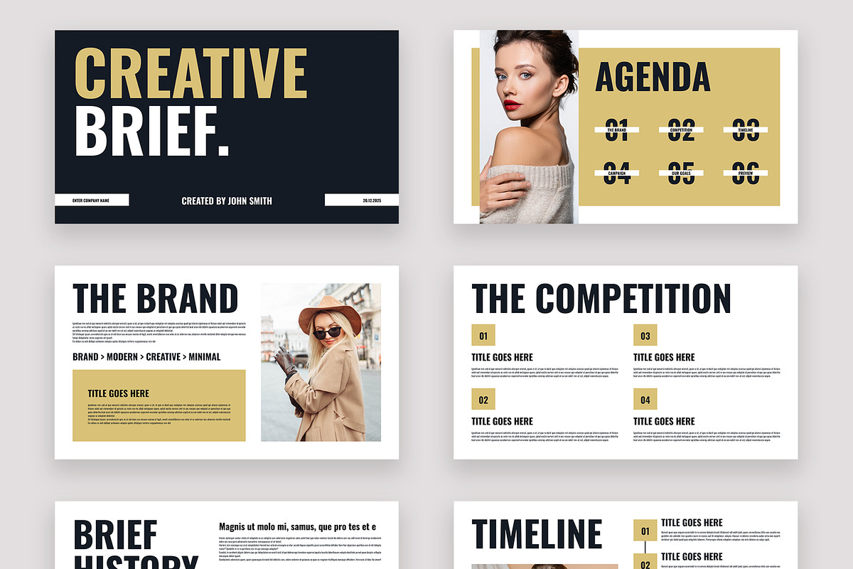 Creative Brief Presentation, a Presentation Template by ContestDesign (Photo 3 of 5)