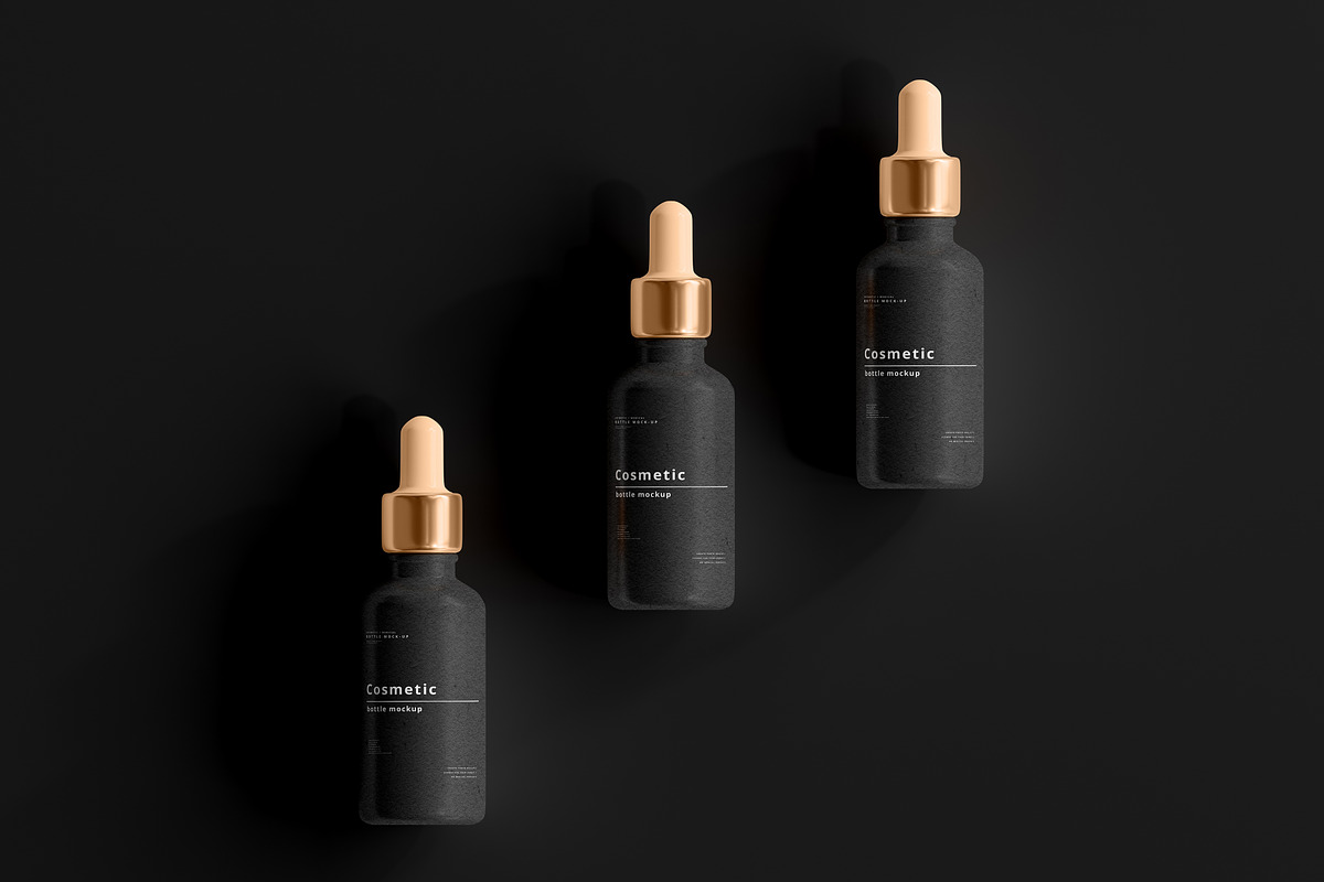 Dark Cosmetic Branding Mockups, a Cups & Container Mockup by pmvch (Photo 71 of 86)